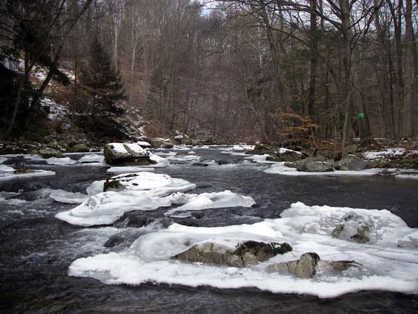 Winter conditions on the South Branch